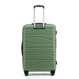 New Zealand Luggage Company Franz Josef Collection 77cm Checked Trolley case-SS604A Oil Green