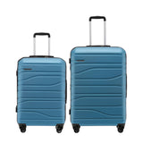New Zealand Luggage Franz Josef Collection hard side ABS Trolley luggage set 77cm/67cm SS604-Lake Blue