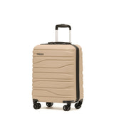 New Zealand Luggage Co 55cm Carry On Franz Josef Collection Trolley SS604C Camel