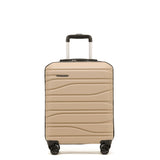 New Zealand Luggage Co 55cm Carry On Franz Josef Collection Trolley SS604C Camel