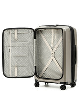 Tosca 66cm Space-X Collection Polypropylene Top-Lid opening Checked luxury trolley luggage TCA100B Champagne