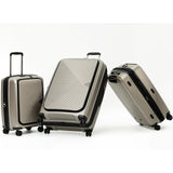Tosca 76cm Space-X Collection Polypropylene Top-Lid Opening luxury trolley luggage TCA100A Champagne