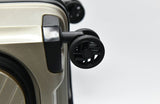 Tosca 66cm Space-X Collection Polypropylene Top-Lid opening Checked luxury trolley luggage TCA100B Champagne