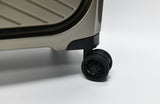 Tosca 55cm Space-X Collection Polypropylene Top-Lid opening Carry-on luxury trolley case TCA100C Champagne