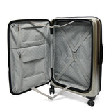Tosca 66cm Space-X Collection Polypropylene Top-Lid opening Checked luxury trolley luggage TCA100B Champagne