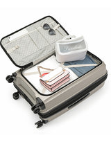 Tosca 66cm Space-X Collection Polypropylene Top-Lid opening Checked luxury trolley luggage TCA100B Champagne