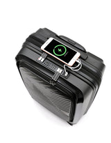 Tosca 55cm Space-X Collection Polypropylene Top-Lid opening Carry-on Laptop-trolley case TCA100C Black