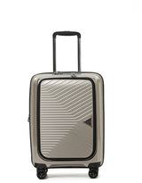 Tosca 55cm Space-X Collection Polypropylene Top-Lid opening Carry-on Laptop-trolley case TCA100C Champagne