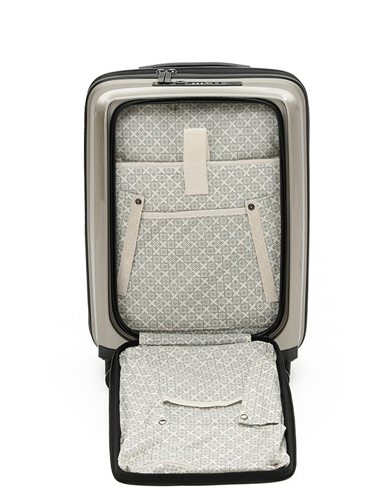 Tosca 55cm-H Space-X Collection Polypropylene Top-Lid opening Carry-on Laptop-trolley case TCA100C Champagne