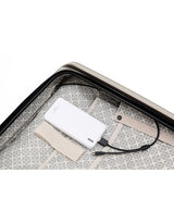 Tosca 55cm Space-X Collection Polypropylene Top-Lid opening Carry-on Laptop-trolley case TCA100C Champagne