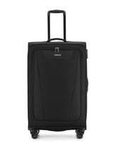 Tosca Altitude Collection Full Set 78/66/55 Softside checked four-wheel trolley cases TCA188set-Black