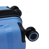 Tosca 81cm Comet Collection hard side polypropylene checked trolley case TCA200XL-Infinity Blue