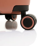 Tosca 81cm Comet Collection hard side polypropylene checked trolley case TCA200XL-Mocha