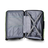 Tosca 81cm Comet Collection hard side polypropylene checked trolley case TCA200XL-Sage Green