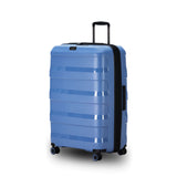Tosca 81cm Comet Collection hard side polypropylene checked trolley case TCA200XL-Infinity Blue