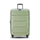 Tosca 81cm Comet Collection hard side polypropylene checked trolley case TCA200XL-Sage Green