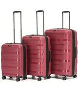 Tosca Comet Collection Full-set 78-67-55cm-H Polypropylene hard side Trolley cases TCA200-Set Rumba Red