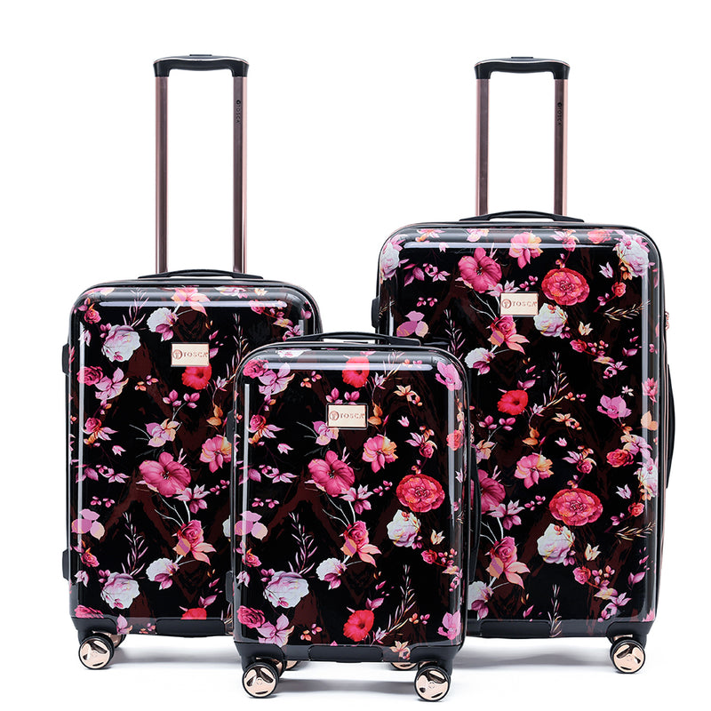 Tosca 76cm-H Bloom Hard side collection polycarbonate checked trolley TCA222A