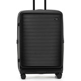 Tosca Zen Collection Polycarbonate Top Lid Zipper opening 77cm-H Trolley Luggage TCA225A-Black