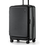 Tosca Zen Collection Polycarbonate Top Lid Zipper opening 77cm-H Trolley Luggage TCA225A-Black
