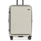 Tosca Zen Collection Top Lid Zipper Opening 77cm-H Polycarbonate Trolley case TCA225A-Stone