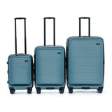 Tosca Zen Collection Polycarbonate Top Lid Zipper Opening 77cm-H Trolley case TCA225A-Slate