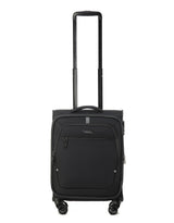 Tosca Luna-Lite Collection Full Set 77/65/52 Softside checked four-wheel trolley cases TCA234set-Black/Grey