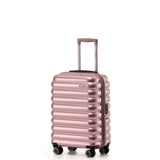 Tosca Como Collection 55cm Polycarbonate carry-on trolley case TCA255C-Rose Gold