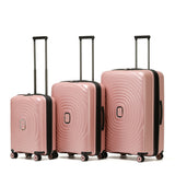 Tosca 67cm Rose Gold Eclipse collection Polypropylene hard side trolley luggage TCA300B