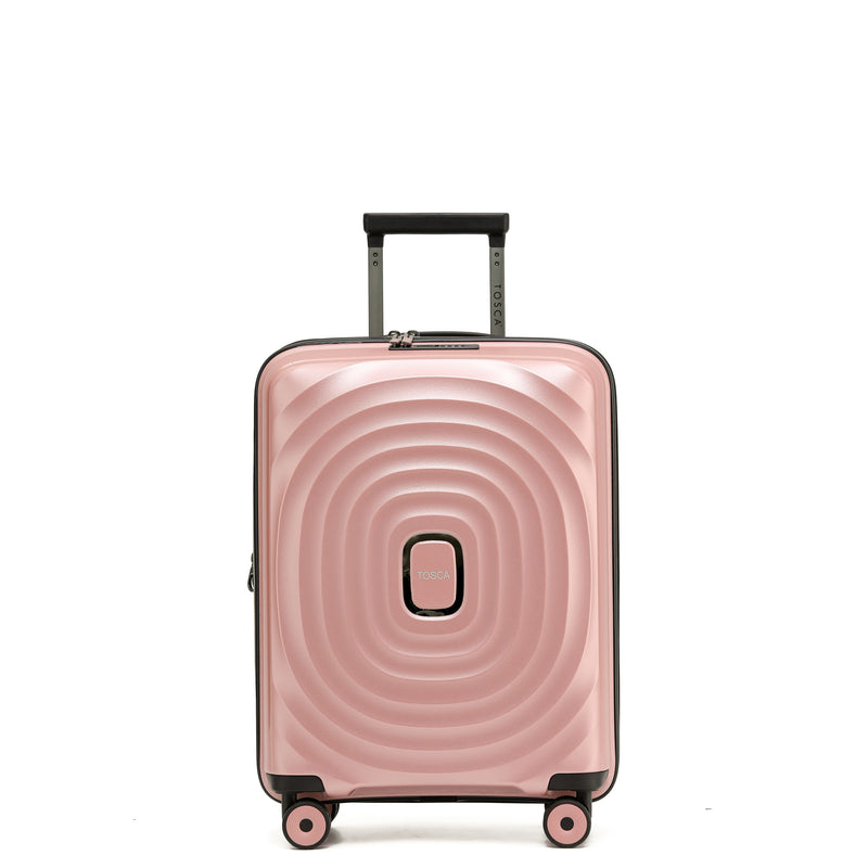 Tosca Eclipse -  55cm Carry On - Rose Gold  Polypropylene Small Trolley case TCA300C
