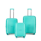 Tosca Bel-Air Collection Polycarbonate luxury Trolley cases-Full set 76/66/54cm TCA510-Teal set