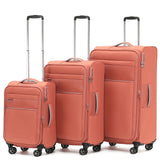 Tosca 55cm-H Vega Collection softside carry on trolley luggage in Rust TCA720C