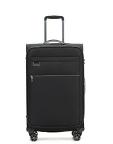 Tosca 70cm-H Black Vega Collection Luxury softside checked trolley luggage TCA720B