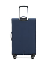 Tosca 70cm-H Navy Vega Collection luxury softside checked trolley luggage TCA720B