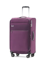 Tosca 70cm-H Vega Collection luxury softside checked trolley luggage in Plum TCA720B