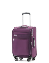 Tosca 55cm-H Vega Collection luxury softside carry on trolley case in Plum TCA720C