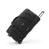 Tosca 85cm Split Compartment sports-duffel travel wheel bag TCA798TWJ-Black-lime trim