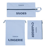 Tosca Packing Organizer Full-Set of 6 TCA801-Blue