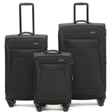 Tosca Aviator 2.0 Collection Full set trolley luggage 82/72/53cm TCA805 Black