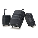 Tosca Orion Collection 55cm-H Polypropylene hard side carry-on trolley case TCA827C-Black