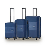 Tosca Orion Collection Polypropylene hard side Full-Luggage set 76cm/65cm/55cm TCA827-Navy