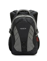 Tosca Back Pack range 42cm-H 20 Litre TCA941-Black-grey trim