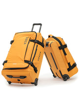 Tosca Delta Range 2-Pce set Stand-up Wheel Travel Bags 60/70cm TCA970-Yellow