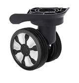 8 Tosca Silicone Wheel Covers - protect your trolley cases wheels TCA062-Black