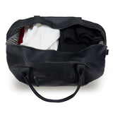 Tosca  Vegan Leather Duffle Bag 65cm-L VG012-Black