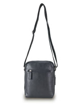 Tosca Vegan leather Cross Body Shoulder bag VG016-Black