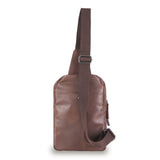 Tosca Vegan Leather Fashion cross body slinger style shoulder bag VG019-Chocolate