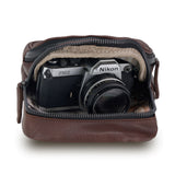 Tosca Vegan Leather Fashion cross body slinger style shoulder bag VG019-Chocolate