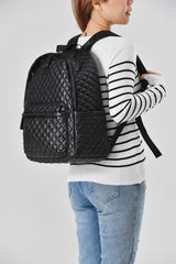 Tosca Metro Collection fashion quilted Backpack MET981-Black
