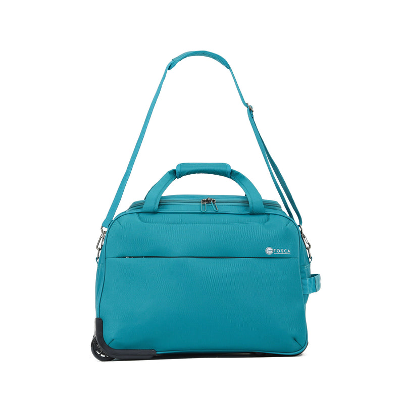 Tosca So-lite Softside Teal 48cm-long 2-wheel Carry on luggage AIR4044WB